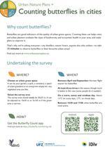 Counting butterflies in cities