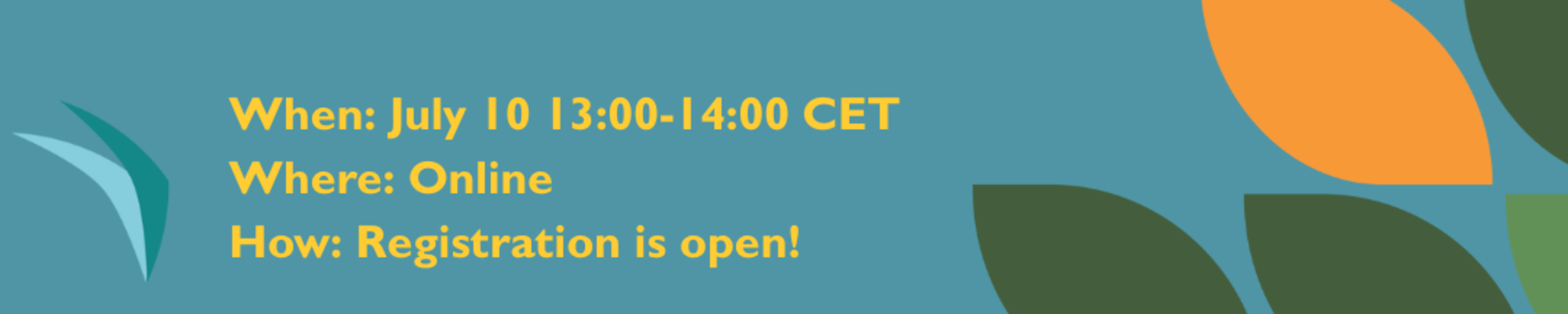 SAfe the DAte Webinar July 10th