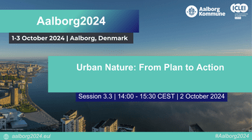 Session Promotional Card Urban Nature: From Plan to Action
