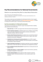 Key Recommendations Policy Brief 1