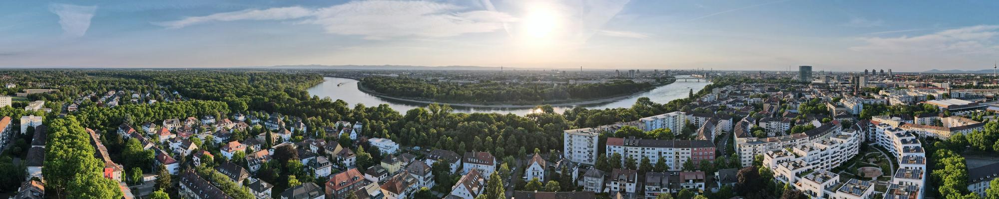 aerial view city